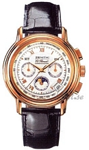 Zenith Chronomaster Rose Gold Silver Dial