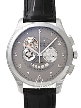 Zenith Class Grande Open Chronograph Grey Guilloche Dial Black L