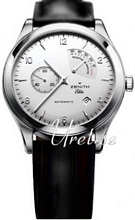 Zenith Class Grande Reserve De Marche Silver Dial Rubber