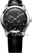 Zenith Class Grande Reserve De Marche Black Dial Rubber