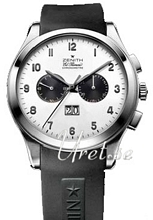 Zenith Class Grande White Dial Rubber